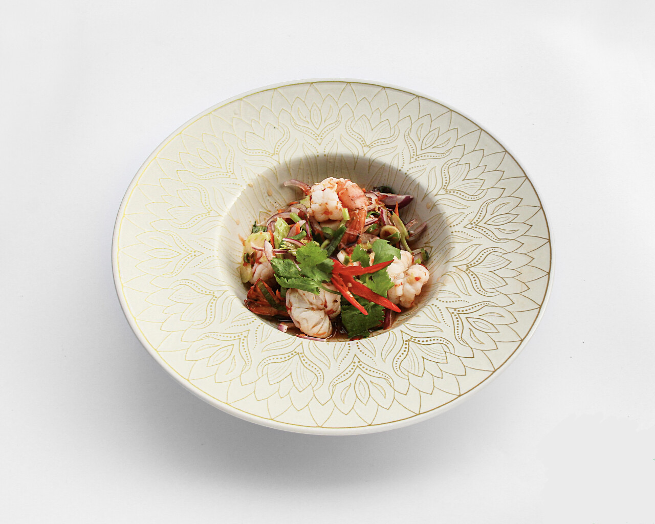 Salade de scampis et calamars aux arômes thaïlandais 🦑🦐🌶️